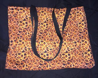 Pretzels Cotton Fabric Bag