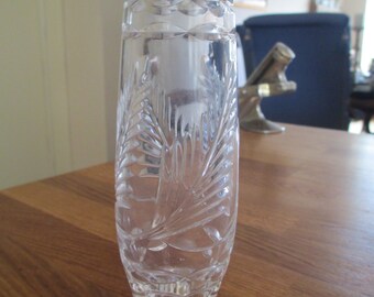 cut glass vase , pedestal vase ref 9