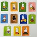 Nijntje / Miffy paper cardbord tags - 11 pcs