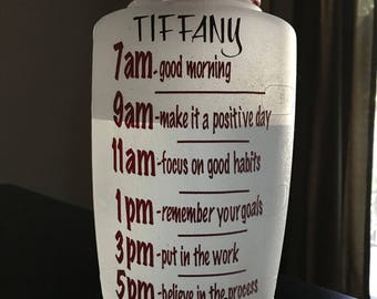 Personalized water gallon jug