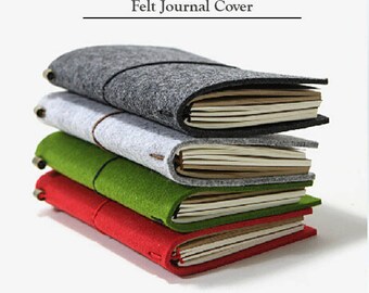 Felt Journal Midori Traveler's Notebook - Refillable