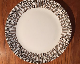 1960s rare Ridgeway Espresso dinner plates Ironstone made in England