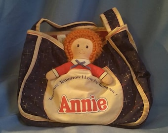 Little Orphan Annie Tote Bag from Knickerbocker, Collectible