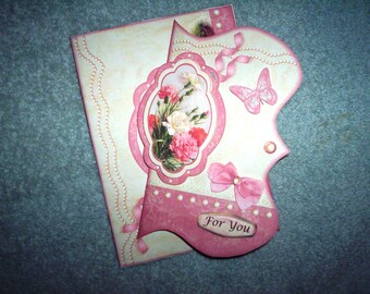 Carnations for you birthday card