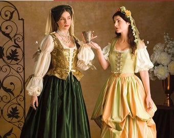 BEAUTIFUL RENAISSANCE GOWN Pattern by Simplicity 3809