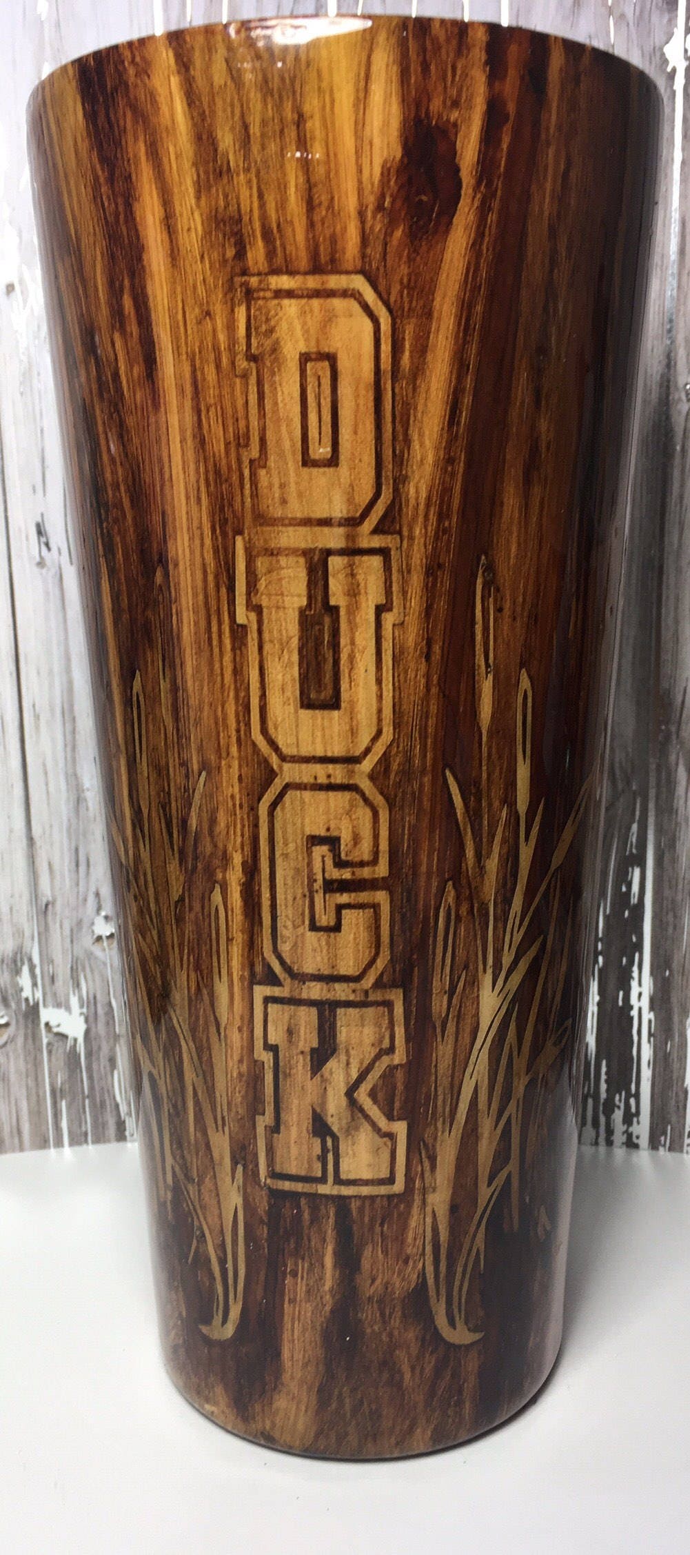 Wood Grain Tumbler HOGG TUMBLER Alcohol ink Gift for Men