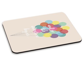 And So The Adventure Beings Quote PC Computer Mouse Mat Pad