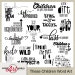 Digital and Printable Overlay Word Set Art - Instant Download - These Children - Kids