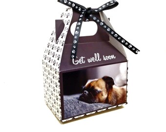 Dog Treats - Puppy Get Well Soon - Gourmet Dog Treats Gift Box Vegetarian All Natural - Shorty's Gourmet Treats