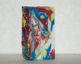 Tie-dye Pear Berry Handmade Soap