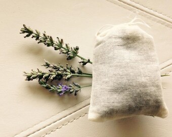 Dried Lavendar in 3x4 Muslin Sachets