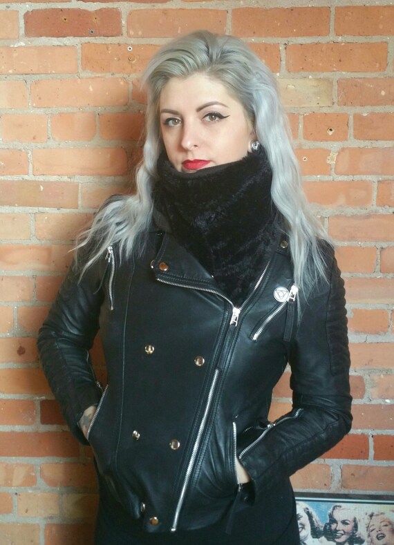 Faux fur, faux mink scarf. Rockabilly black mink scarf. Faux fur scarf faux fur shawl faux fur wrap
