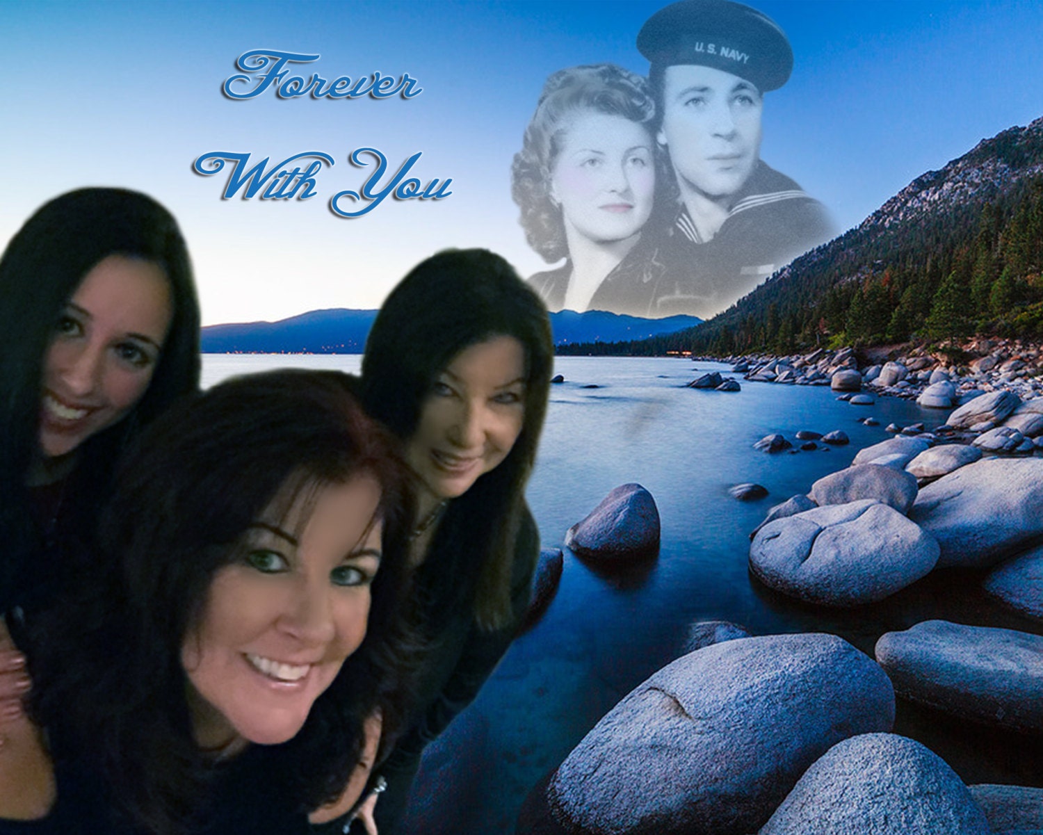 Add a deceased loved one to a photo. This effect leaves people