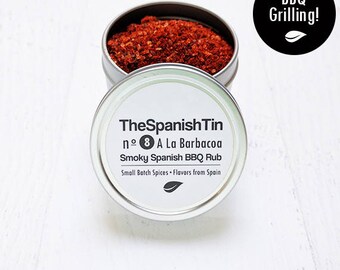 BBQ Rub, Smoky Spanish BBQ Rub, Grilling Marinade, Grilling Gift, Dry Rub