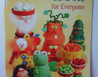Pots of Fun for Everyone Craft Book, Clay Pot Art, Children's Crafts, School Crafts, Holiday Projects, by Design Originals