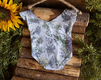 Purple Romper for Newborn Photography