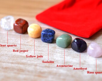 7 Chakra Crystal Set Chakra Stones Chakra Set Chakra Crystals Healing Crystals And Stones Seven Chakras Reiki Healing Chakra Stone