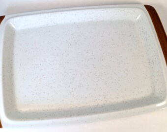 Vintage Retro Mikasa "Natural Beauty" Tray Oven to Table to Dishwasher Cooking | Serving Platter
