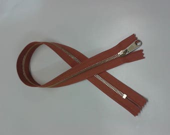 Zipper YKK mesh 5.5 brass not separable 50 cm
