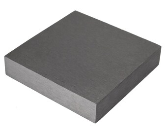 Steel Bench Block Hammer Stamp Jewelry 4" x 4" x 3/4" Jewelry Making Work Surface Hardened Metal Anvil Tool 4" Square 3/4" Thick - FORM-0042