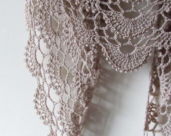 Anna Shawl Crochet Pattern PDF