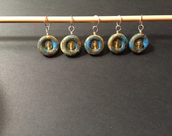 Set of 5 stitch markers