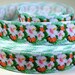Hibiscus Grosgrain Ribbon, Hawaiian Hibiscus Flower, 7/8" Printed Grosgrain Ribbon