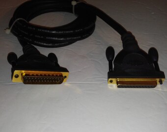 Belkin FD11206GLD DB25 25 Pin Parallel M/F Male/Female Digital Plumbing Gold Series Optimum Data Transfer Cable, 6 Feet, New