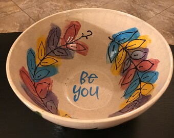 Floral Serving Bowl