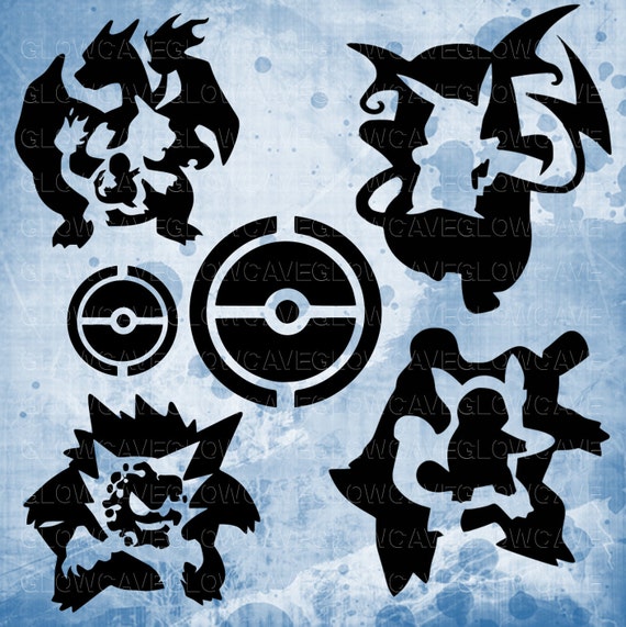 Download Pokemon Silhouettes svg file Pokemon Clip art Pokemon svg