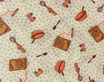 Clothesline Club Home Sweet Home kitchen green Darlene Zimmerman fabric FQ or more
