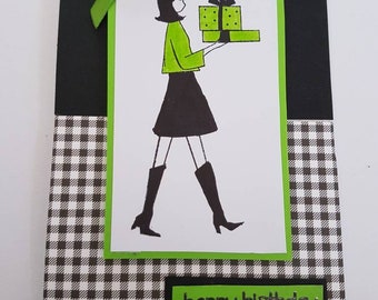 Handmade girly birthday cards