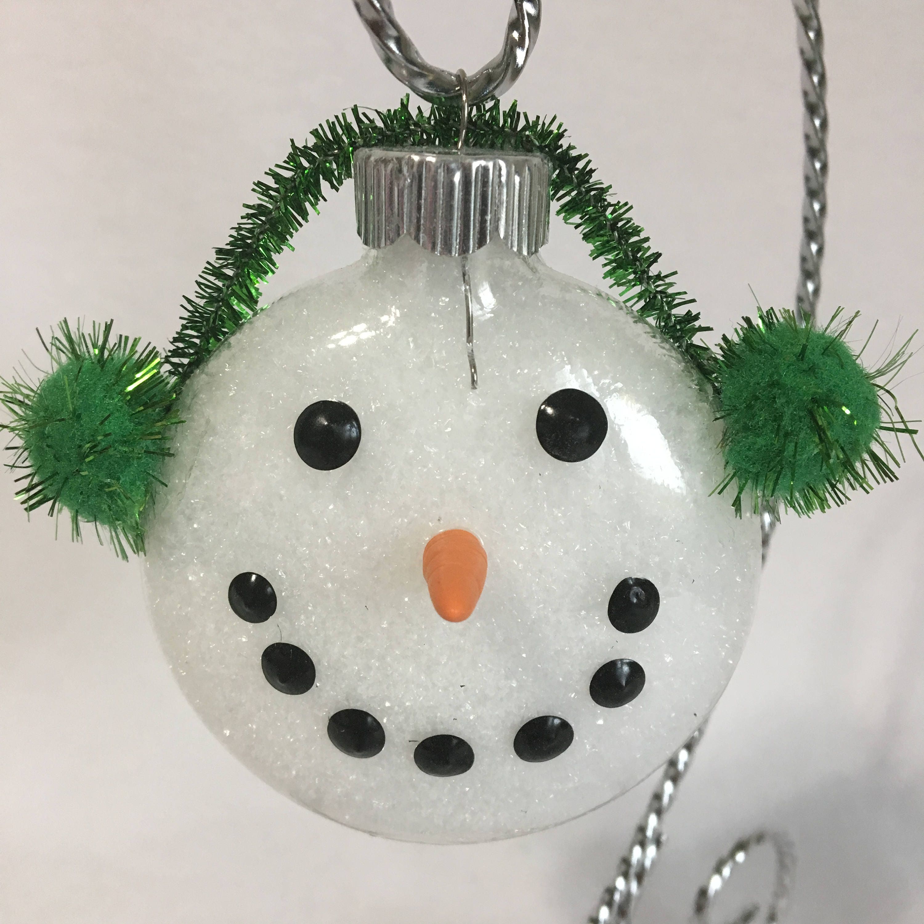 Snowman Ornament Glass Ornaments Winter Wonderland   Il Fullxfull.1392105665 E3am 