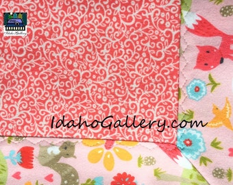 Baby Blanket Gift for Baby Security Blanket Receiving Blanket Shower Gift Baby Girl Cotton Flannel Swaddling Blanket Infant Girl