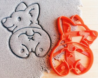 Corgi butt Dog Cookie Cutter