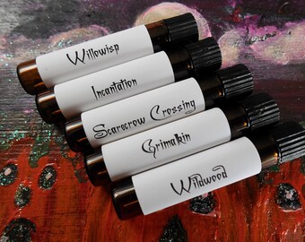 Halloween Perfume Sampler Set #4: The Wild Night Set, Halloween Perfume, Gothic Perfume