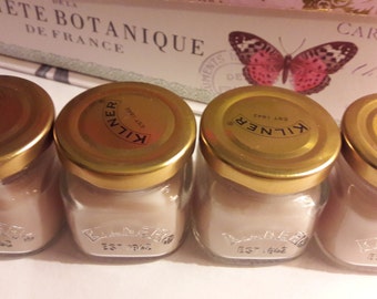Handmade Scented Blended Wax Candles | Salted Caramel and Pistachio Scented | 5oz | Burn Time Approx. 8-10 Hous Per Candle