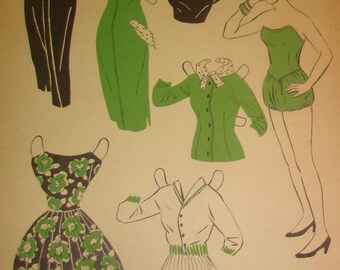 Vintage 1930's/40's Paper Doll (Donna)