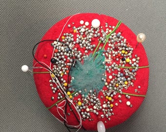 Vintage 1960's Tomato Pincushion