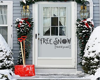 FREE Snow (Shovel all you want)