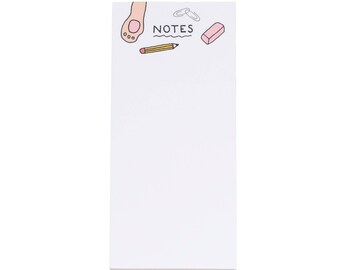Notes Skinny Blank Notepad, Dog Notepad, To Do List, Market List, Back to School, Supplies, Dog Paw, Cute Dog Notepad