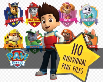 Paw Patrol - Image Clipart / Instant Digital Download / PNG Files