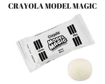 Model Magic Crayola Clay White Polymer Butter Slime Supply 1 oz Slime Supplies Super Soft Lightweight Kids Crafts Dough Educational Toy