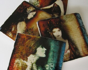 Coasters Her Longing stone coaster set
