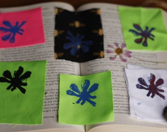 Single Pressed Flower Patch