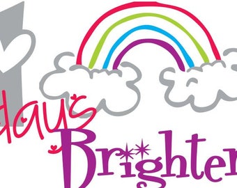 Rainbow 100 days of school SVG DXF