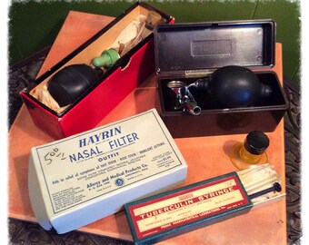 Vintage Nasal Device assortment