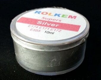 Silver Metallic Super Dust By Rolkem Silver Highlighter Dust DUS241