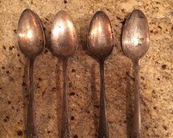 Vintage Silver Plated Spoons