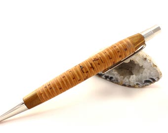 Noble Click Pen from birch bark, 100% made in Germany
